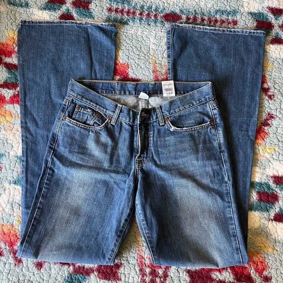 VINTAGE LUCKY BRAND FLARE JEANS - Picture 5 of 5